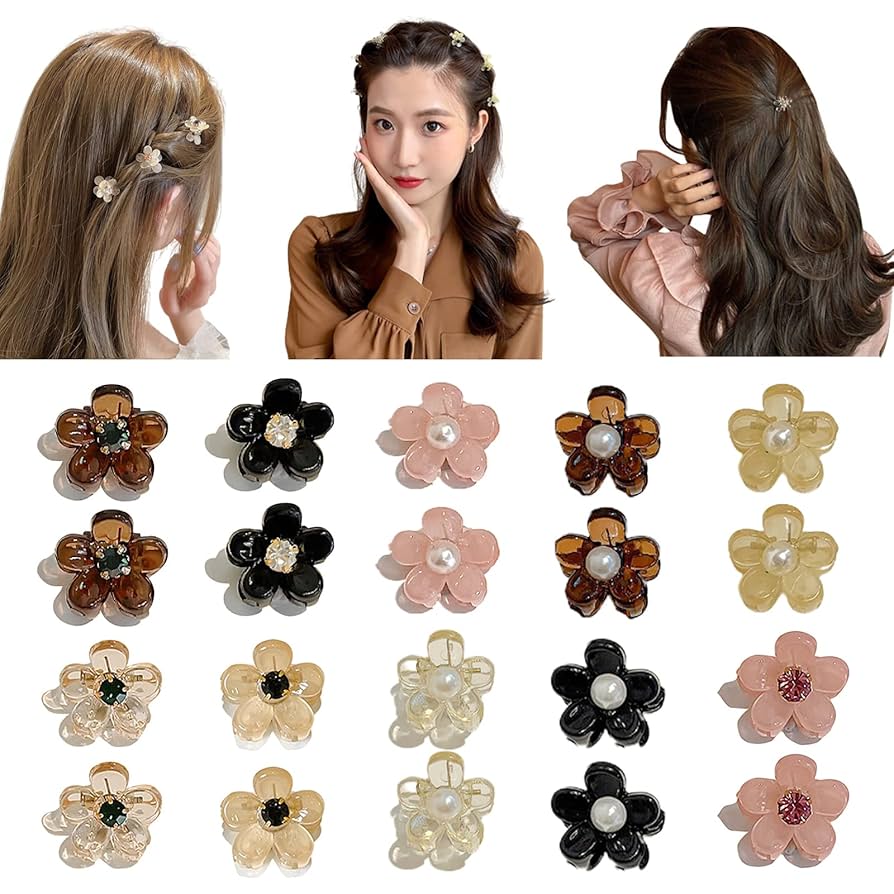 7色セット　ヘアクリップ ミニ ヘアアクセサリー バンスクリップ 7色セット ヘアクリップ ミニ ヘアアクセサリー バンスクリップ